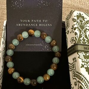 Women’s Boho Bracelet Earthy Tones Genuine Stone Women’s Beaded Bracelet Stretch